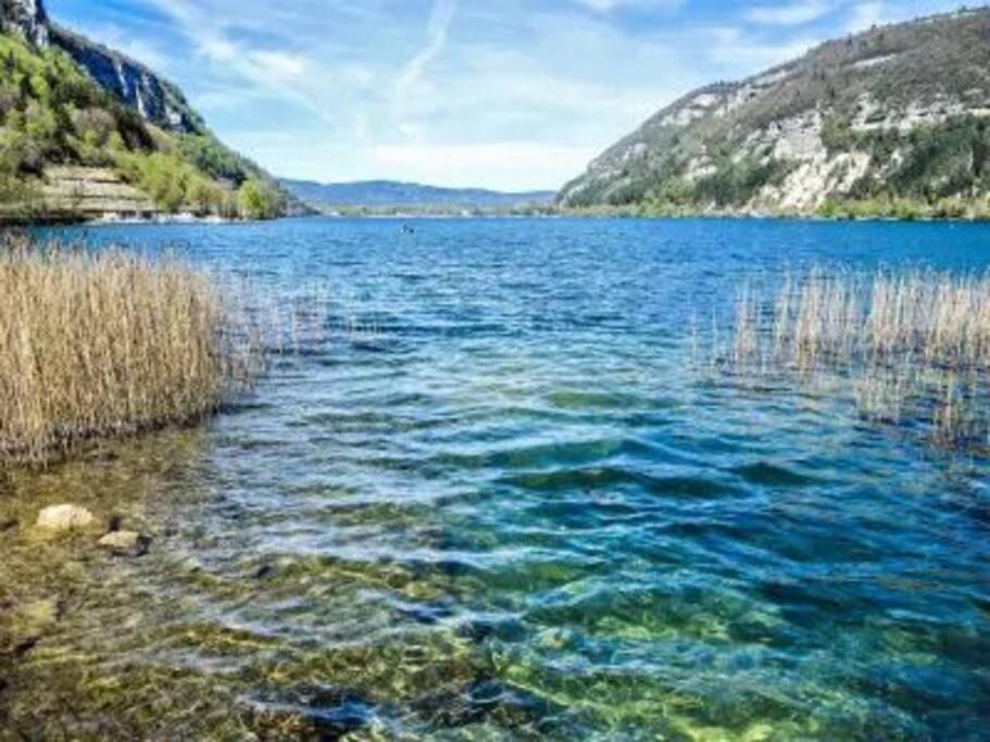 Joli Appartement En Face De Lac Nantua Extérieur photo